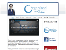 Tablet Screenshot of organizedbyhelen.com